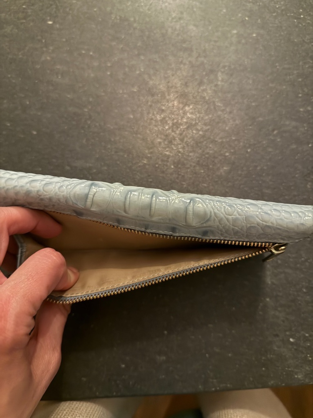 Brahmin Ady Multi Texture Croc Leather Wallet - Picture 5 of 5